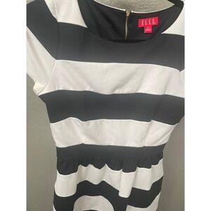 Elle Zipper Stripe Dress Size 5